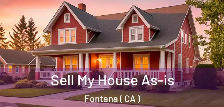  Sell My House As-is Fontana ( CA )