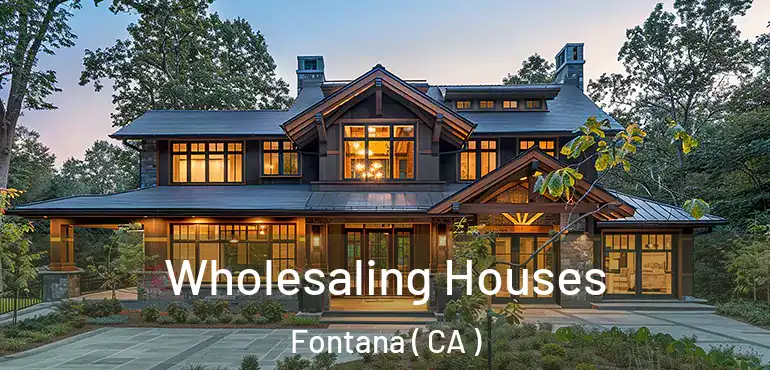  Wholesaling Houses Fontana ( CA )